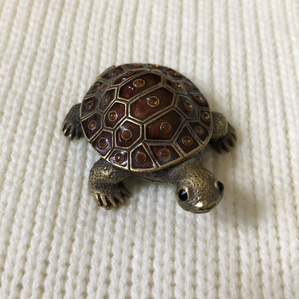 Small Turtle Trinket Box-Super Cute